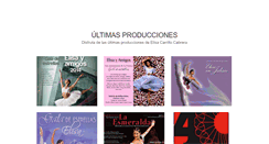 Desktop Screenshot of elisacarrillodanceproductions.com